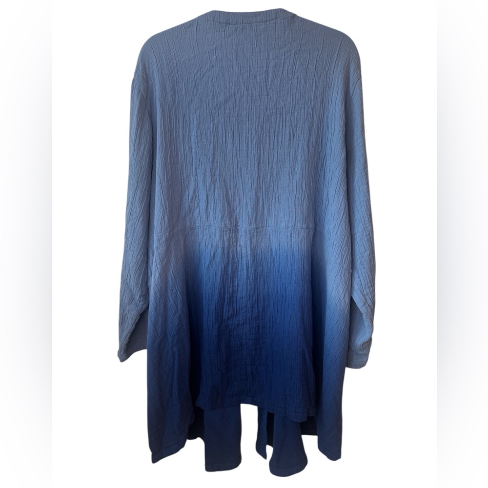 NWT Soft Surroundings Open Front Draped Gauzey Cardigan - Picture 5 of 7